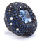 Bague 54 Bague cocktail en or blanc 18 kt, aigue-marine, saphirs et diamants 58 Facettes AN329 (00649)