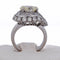 Bague 47 Bague rétro en platine avec diamants 58 Facettes AN340 '(00539)