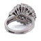 Bague 47 Bague rétro en platine avec diamants 58 Facettes AN340 '(00539)