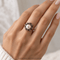 Bague 53 Bague victorienne en perle naturelle et diamants 58 Facettes AN372 _112-307 (01449)