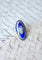 Bague 50.5 Bague navette XVIIIe siècle en or rose et argent émaillée 58 Facettes