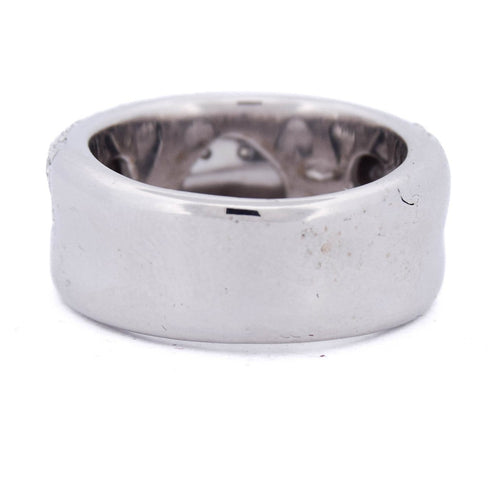 Bague 58 Bague vintage en or blanc 18 carats pavée de diamants 58 Facettes AN133 '(05919)