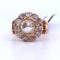 Bague 55 Bague ancienne en or rose 18 carats avec diamants 58 Facettes