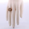 Bague 55 Bague ancienne en or rose 18 carats avec diamants 58 Facettes
