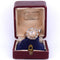 Bague 55 Bague ancienne en or rose 18 carats avec diamants 58 Facettes
