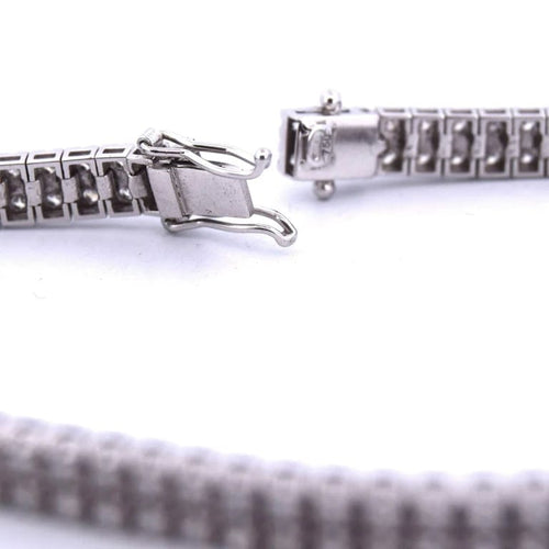 Bracelet Bracelet tennis en or blanc 18 kt avec diamants 58 Facettes BR61 '(00139)