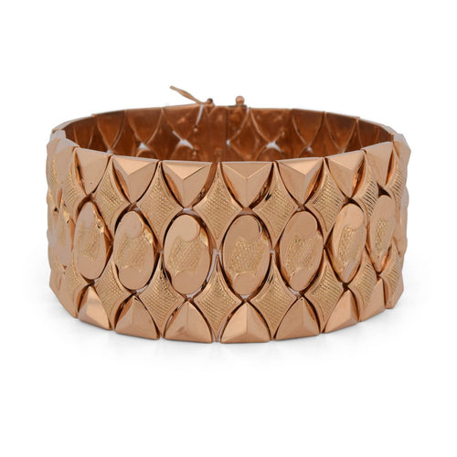 Bracelet Bracelet vintage en or jaune 18 kt 58 Facettes BR70 114-48 (09869)