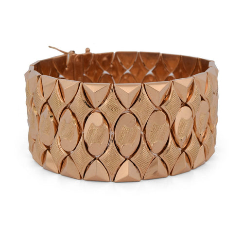 Bracelet Bracelet vintage en or jaune 18 kt 58 Facettes BR70 114-48 (09869)