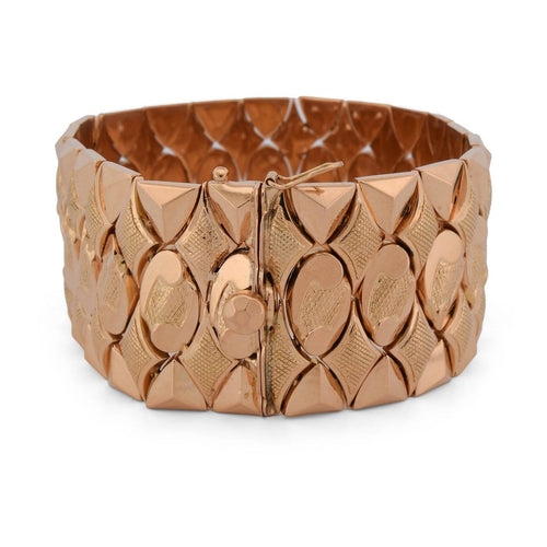 Bracelet Bracelet vintage en or jaune 18 kt 58 Facettes BR70 114-48 (09869)