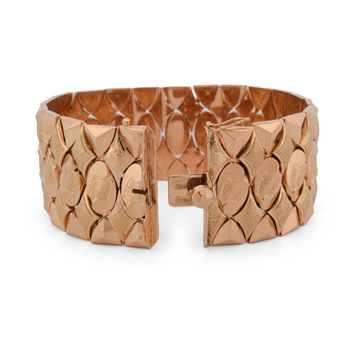 Bracelet Bracelet vintage en or jaune 18 kt 58 Facettes BR70 114-48 (09869)