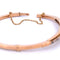 Bracelet Bracelet rigide vintage en or jaune 18 kt avec diamants 58 Facettes