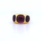 Bague 48 Bague vintage en or jaune 18K et tourmalines 58 Facettes AN448 ‘(00219)