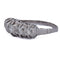 Bague 57 Bague antique en or blanc 18 kt avec diamants 58 Facettes AN265 (00019)