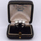 Bague 55 Bague ancienne victorienne en platine avec diamants taille ancienne 58 Facettes