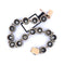 Bracelet Bracelet ancien en or rose et argent avec diamants 58 Facettes
