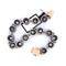 Bracelet Bracelet victorien ancien en or rose 14 ct, argent et diamants 58 Facettes