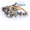 Bracelet Bracelet victorien en or rose 18 carats, argent et diamants 58 Facettes BR94