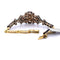 Bracelet Bracelet victorien en or rose 18 carats, argent et diamants 58 Facettes BR94
