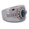 Bague 58 Bague vintage en or blanc, saphir et diamants 58 Facettes AN498 '(00419)