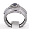 Bague 58 Bague vintage en or blanc, saphir et diamants 58 Facettes AN498 '(00419)