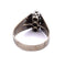 Bague 57 Bague vintage en or blanc 18 carats avec émeraude et diamants 58 Facettes AN497 '(0569)