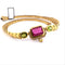Collier Mancadori - Collier vintage en or jaune 18 carats, tourmaline, péridots et diamants 58 Facettes CL103 '(002119)