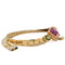Collier Mancadori - Collier vintage en or jaune 18 carats, tourmaline, péridots et diamants 58 Facettes CL103 '(002119)
