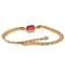 Collier Mancadori - Collier vintage en or jaune 18 carats, tourmaline, péridots et diamants 58 Facettes CL103 '(002119)