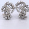 Boucles d'oreilles Boucles d'oreilles en platine avec fermoirs en or jaune et diamants 58 Facettes