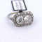 Bague 59 Bague Art déco en platine et diamants 58 Facettes
