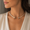 Collier Piaget - Collier ras-de-cou rigide en or jaune 18 carats, diamants et rubis 58 Facettes CL107 '(005319)