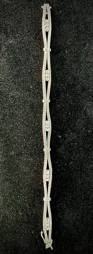 Bracelet Bracelet en or blanc 18 carats serti de diamants 58 Facettes