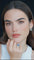 Bague Art Déco - Bague marguerite en or blanc saphir de Ceylan et diamants 58 Facettes