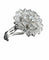 Bague 60 Bague fleur en or blanc 18 carats et diamants 58 Facettes