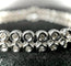 Bracelet Bracelet rivière double en or blanc 18 carats et 80 diamants 58 Facettes