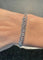 Bracelet Bracelet torsadé en or blanc 14 carats et diamants 58 Facettes