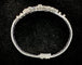Bracelet Bracelet maille écaille en or blanc 18 carats, diamants et saphirs 58 Facettes