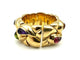 Bague 55 Chopard Casmir - Bague semi-rigide en or jaune 18K et pierres 58 Facettes