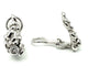 Boucles d'oreilles Gilbert Albert - Boucles d’oreilles clips en or blanc 18K et diamants 58 Facettes