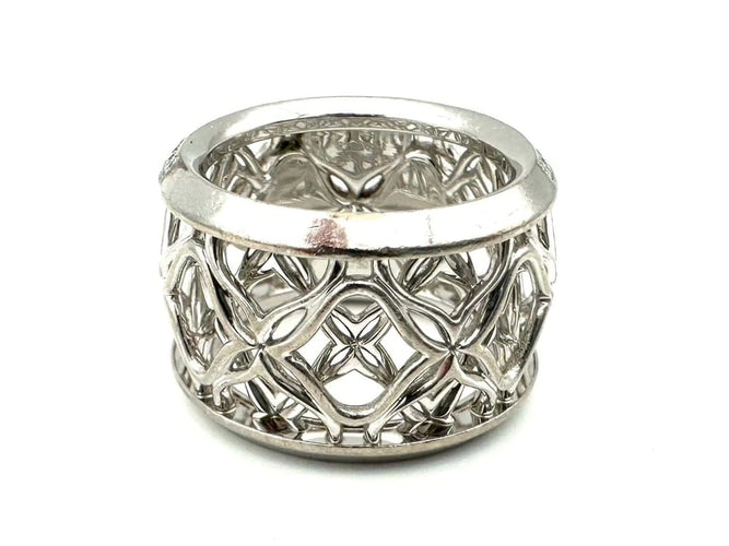 Bague 54 Chopard Impériale - Bague en or blanc 18K avec améthystes et diamants 58 Facettes