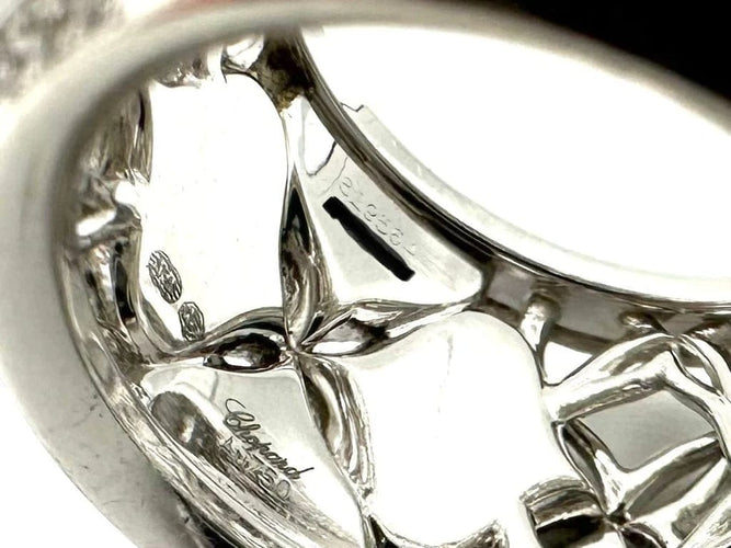 Bague 54 Chopard Impériale - Bague en or blanc 18K avec améthystes et diamants 58 Facettes