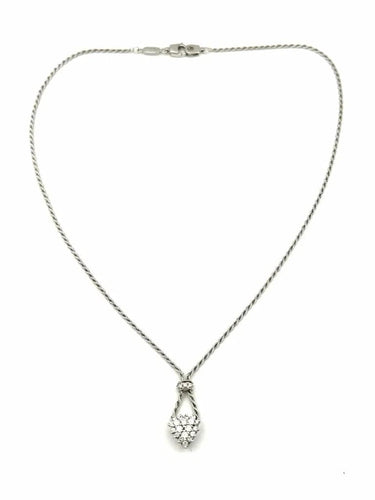 Collier Damiani - Collier cœur en or blanc 18K et diamants 58 Facettes