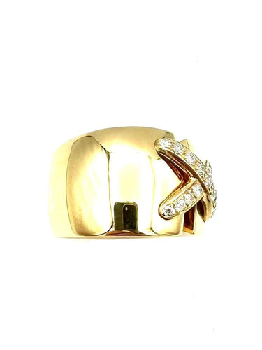 Bague 53 Chaumet Liens - Bague en or jaune 18K et diamants 58 Facettes