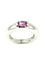 Bague 52 Chaumet Gioia - Bague en or blanc 18K et saphir rose 58 Facettes