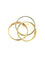 Bague 53 Cartier Trinity - Alliance 3 ors 18K vintage 58 Facettes