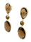 Boucles d'oreilles Roberto Coin - Boucles d'oreilles en or rose, quartz et diamants 58 Facettes