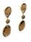 Boucles d'oreilles Roberto Coin - Boucles d'oreilles en or rose, quartz et diamants 58 Facettes