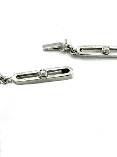 Collier Collier XIXe siècle en or, argent et diamants taille ancienne 58 Facettes
