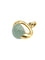 Pendentif Pomellato Luna - Pendentif en or jaune 18K et aigue-marine 58 Facettes