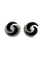 Boucles d'oreilles Bvlgari Optical - Boucles d’oreilles clous en or blanc 18K et onyx 58 Facettes